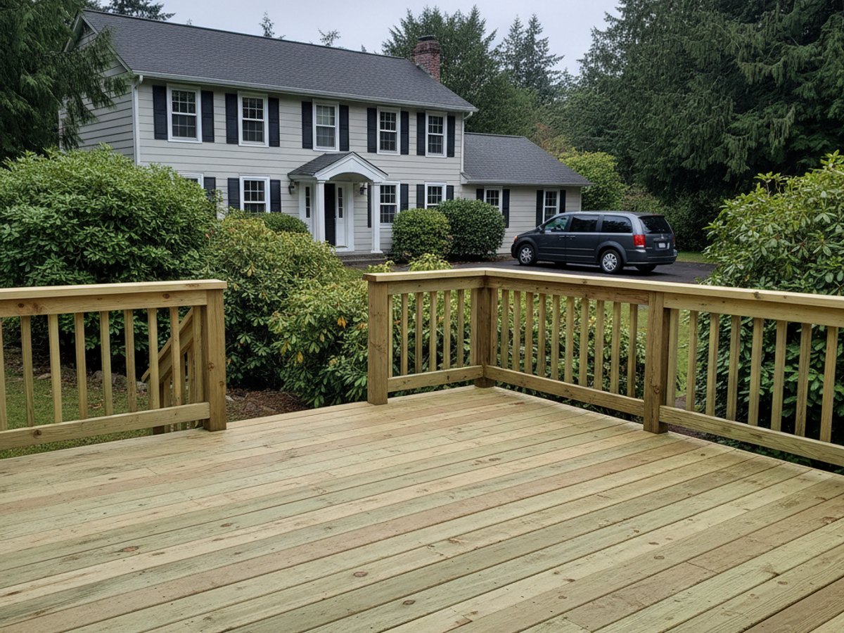 Deck Board Replacement completed by Oasis Deck Co in Lynnwood, WA