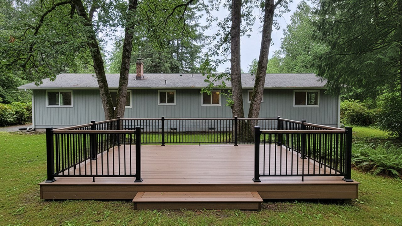 Deck Staining & Sealing completed by Oasis Deck Co in Shoreline, WA